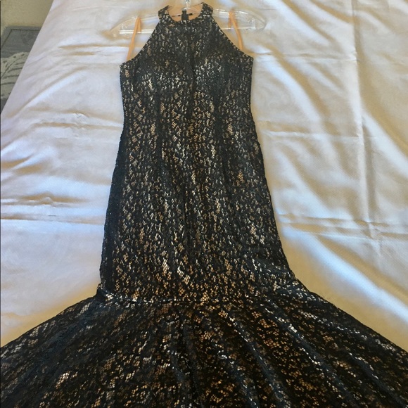 Jovani Black/Nude Evening Gown - Picture 5 of 8